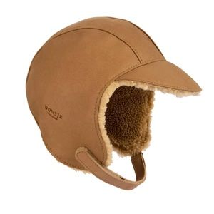 Donsje Kids Brown Aviator Hat